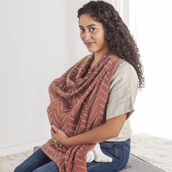 Itzy Ritzy Breastfeeding Boss Multi-Use Nursing Cover/Swaddle - AC017 - Picture 1 of 5